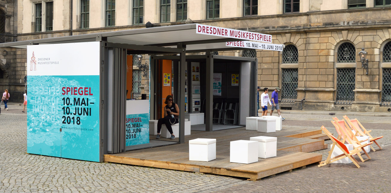 Musikfestspiele 2018 - Branding für Pavillon Werbeagentur Grafikladen Dresden