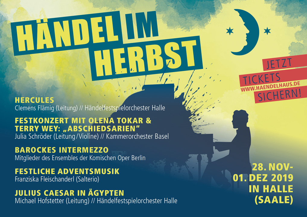Händel-Festspiele Halle 2020 Werbeagentur Grafikladen Dresden